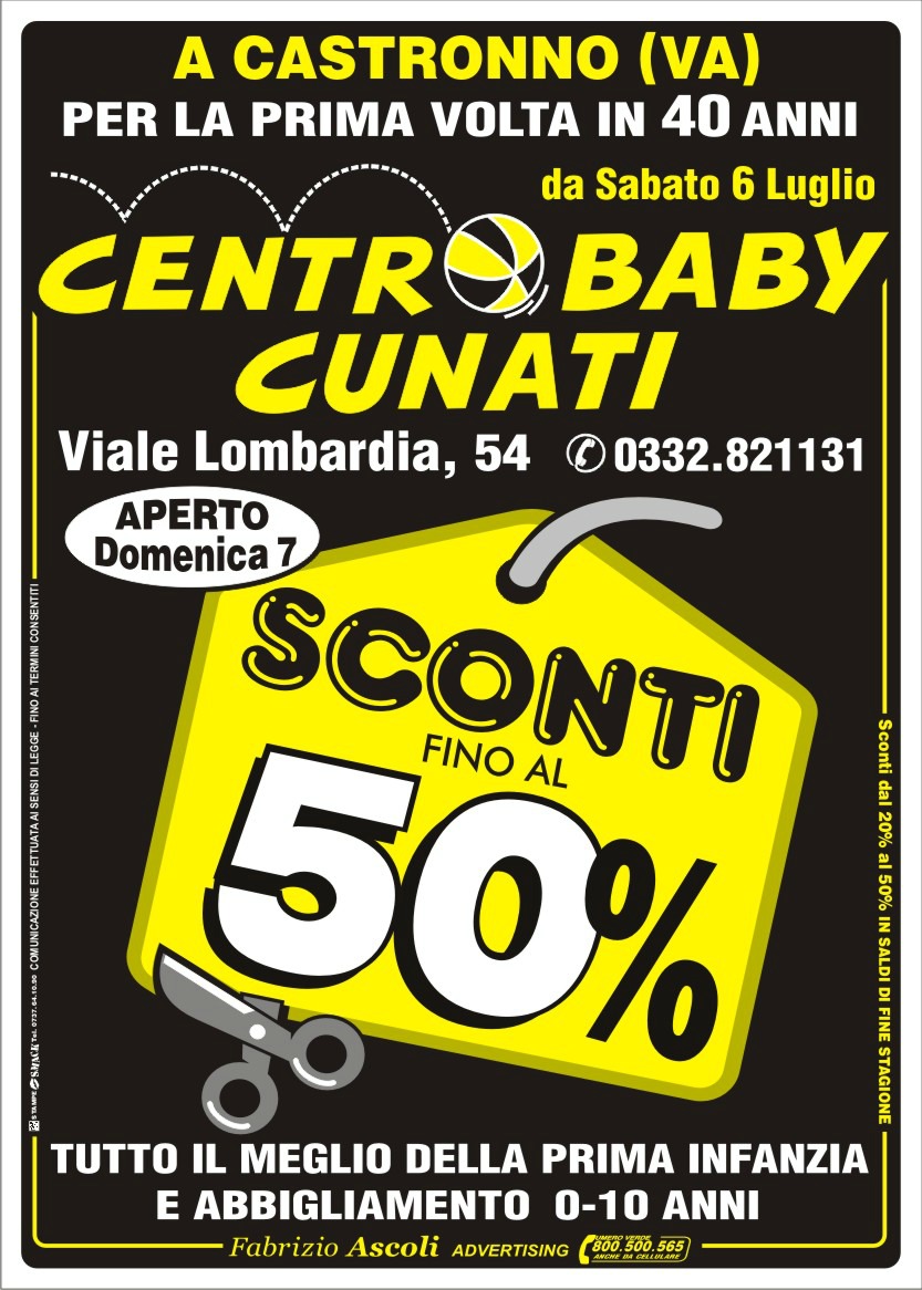 SALDI CENTRO BABY CUNATI - Fabrizio Ascoli